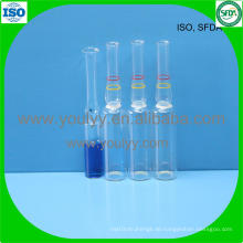 2ml klare Glasampulle